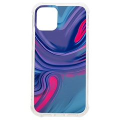 Liquid Art Pattern - Fluid Art Iphone 12 Mini Tpu Uv Print Case	 by GardenOfOphir
