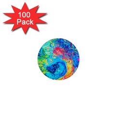 Liquid Art Pattern - Fluid Art 1  Mini Magnets (100 pack) 