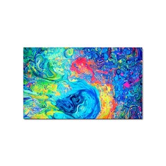 Liquid Art Pattern - Fluid Art Sticker Rectangular (10 Pack) by GardenOfOphir