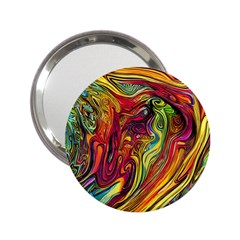 Liquid Art Pattern - Abstract Art 2 25  Handbag Mirrors by GardenOfOphir