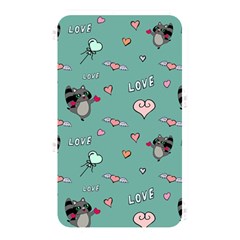 Raccoon Texture Seamless Scrapbooking Hearts Memory Card Reader (Rectangular)