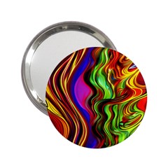 Swirls And Curls 2 25  Handbag Mirrors by GardenOfOphir