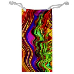 Swirls And Curls Jewelry Bag