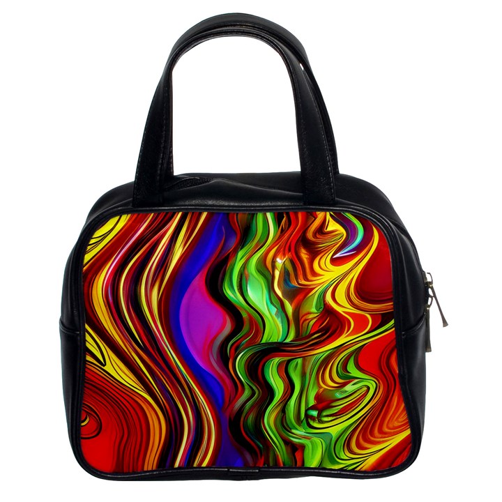 Swirls And Curls Classic Handbag (Two Sides)