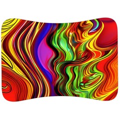 Swirls And Curls Velour Seat Head Rest Cushion