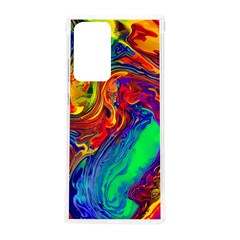 Waves Of Colorful Abstract Liquid Art Samsung Galaxy Note 20 Ultra Tpu Uv Case by GardenOfOphir