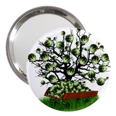 Watermelon Tree Abstraction On Watermelon Abundance 3  Handbag Mirrors by Wegoenart