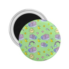 Elephant Sleeping Elephants Background 2.25  Magnets