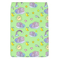 Elephant Sleeping Elephants Background Removable Flap Cover (S)