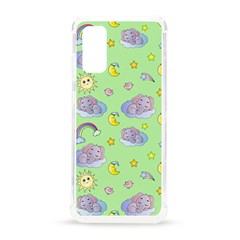 Elephant Sleeping Elephants Background Samsung Galaxy S20 6.2 Inch TPU UV Case