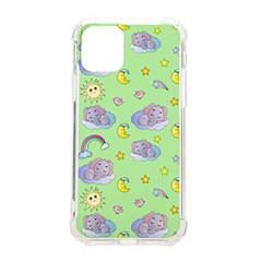 Elephant Sleeping Elephants Background iPhone 11 Pro 5.8 Inch TPU UV Print Case