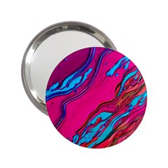 Colorful Abstract Fluid Art 2 25  Handbag Mirrors by GardenOfOphir
