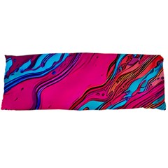 Colorful Abstract Fluid Art Body Pillow Case Dakimakura (two Sides) by GardenOfOphir