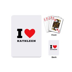 I love kathleen Playing Cards Single Design (Mini)