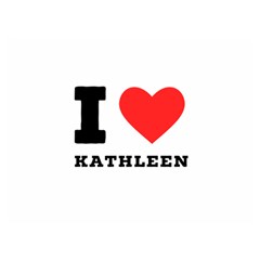 I Love Kathleen Premium Plush Fleece Blanket (extra Small) by ilovewhateva