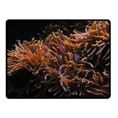 Sea Anemone Coral Underwater Ocean Sea Water One Side Fleece Blanket (Small)