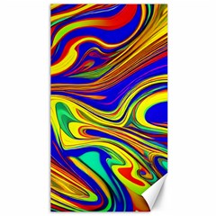 Contemporary Art Fluid Background Canvas 40  X 72  by GardenOfOphir