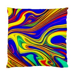 Contemporary Art Fluid Background Standard Cushion Case (two Sides) by GardenOfOphir
