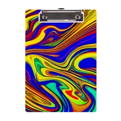 Contemporary Art Fluid Background A5 Acrylic Clipboard