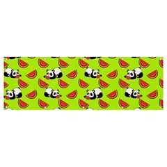 Watermelon Panda Background Wallpaper Banner And Sign 12  X 4  by Wegoenart