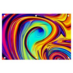 Fluid Art Pattern Banner And Sign 6  X 4  by GardenOfOphir