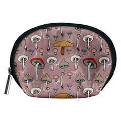 Mushrooms Autumn Fall Pattern Seamless Decorative Accessory Pouch (medium) by Wegoenart