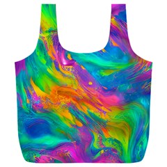 Marble Art Pattern Full Print Recycle Bag (XXXL)