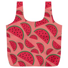 Watermelon Red Food Fruit Healthy Summer Fresh Full Print Recycle Bag (xl) by Wegoenart