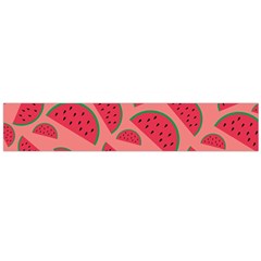 Watermelon Red Food Fruit Healthy Summer Fresh Large Premium Plush Fleece Scarf  by Wegoenart