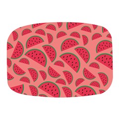 Watermelon Red Food Fruit Healthy Summer Fresh Mini Square Pill Box by Wegoenart