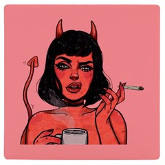 Devil Uv Print Square Tile Coaster  by littlepink