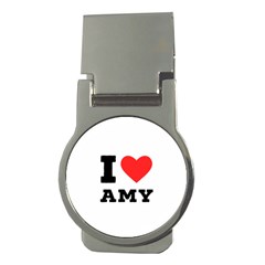 I Love Amy Money Clips (round)  by ilovewhateva