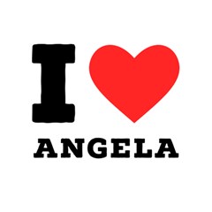 I Love Angela  Play Mat (square) by ilovewhateva