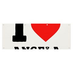 I Love Angela  Banner And Sign 8  X 3  by ilovewhateva