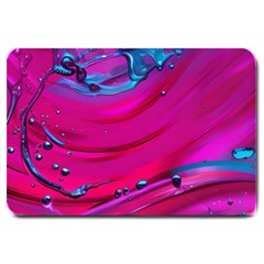 Fluid Art Pattern Large Doormat by GardenOfOphir