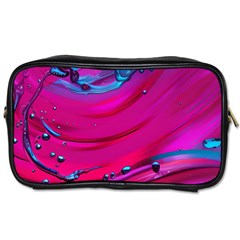 Fluid Art Pattern Toiletries Bag (two Sides) by GardenOfOphir