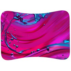 Fluid Art Pattern Velour Seat Head Rest Cushion by GardenOfOphir