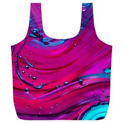 Fluid Art Pattern Full Print Recycle Bag (xxl) by GardenOfOphir