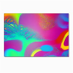 Fluid Background Postcards 5  X 7  (pkg Of 10) by GardenOfOphir