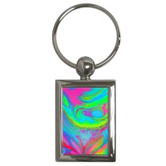 Fluid Artistic Key Chain (rectangle) by GardenOfOphir