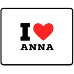 I love anna One Side Fleece Blanket (Medium) 60 x50  Blanket Front