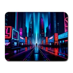 City People Cyberpunk Small Mousepad