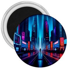 City People Cyberpunk 3  Magnets