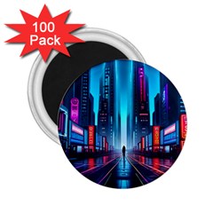 City People Cyberpunk 2 25  Magnets (100 Pack)  by Jancukart