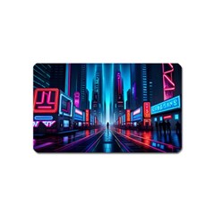 City People Cyberpunk Magnet (Name Card)