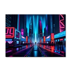 City People Cyberpunk Sticker A4 (100 pack)