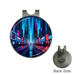 City People Cyberpunk Hat Clips with Golf Markers