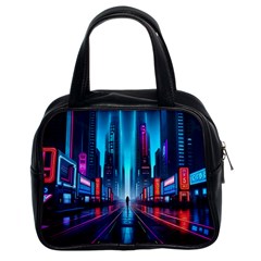 City People Cyberpunk Classic Handbag (Two Sides)