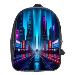 City People Cyberpunk School Bag (Large)