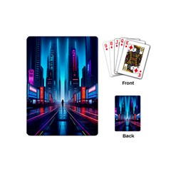 City People Cyberpunk Playing Cards Single Design (Mini)